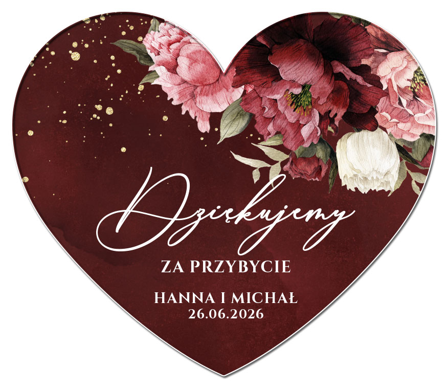 Podziękowania dla gości - Megan