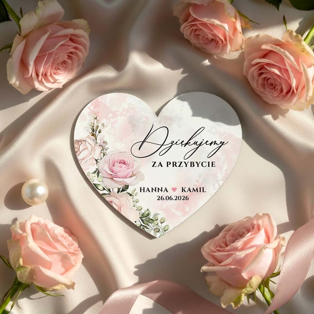 Podziękowania dla gości magnesy - Julia 3