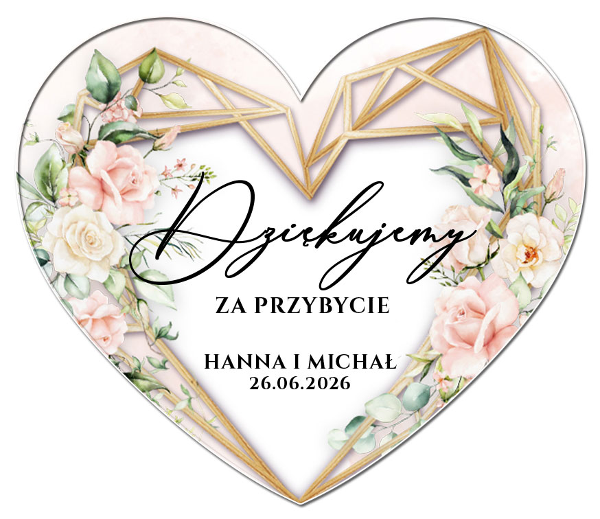 Podziękowania Magnesy Dalia