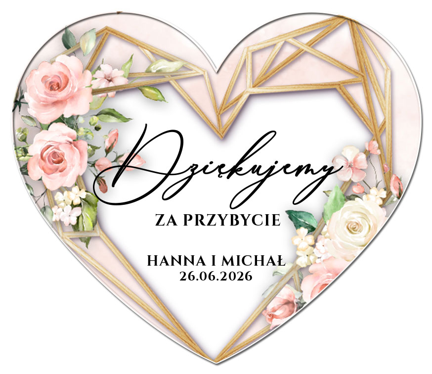 Podziękowania Magnesy Dalia