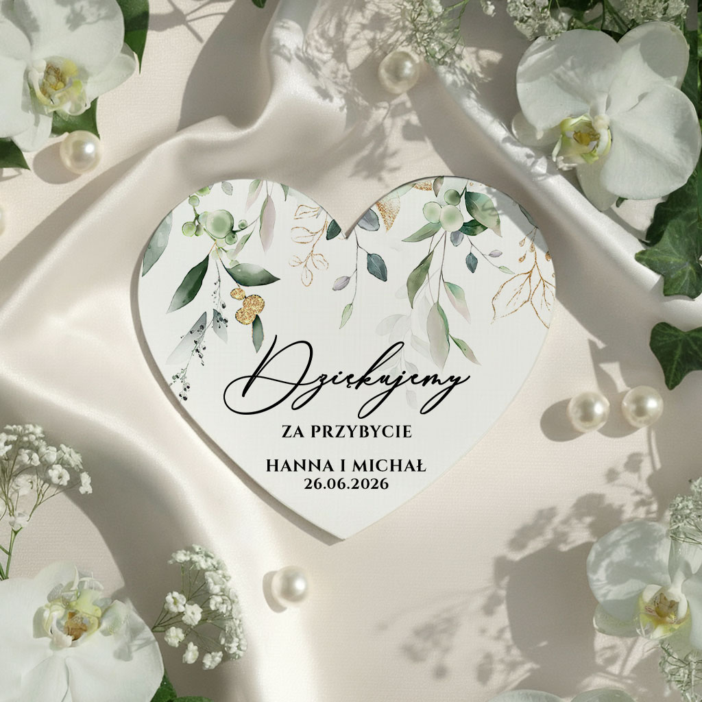 Magnesy z podziękowaniem - Eukaliptus