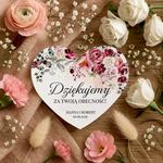 Magnesy z podziękowaniem - Dafne2