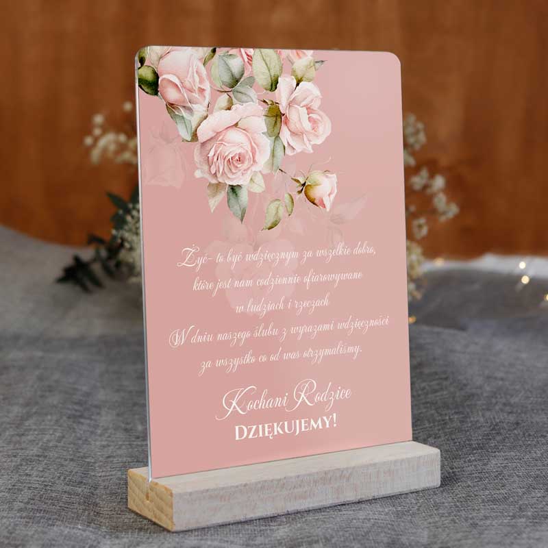 Podziękowania dla Rodziców