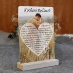 Podziękowania dla Rodziców pleksi