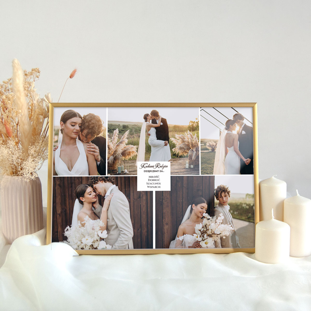 Podziękowania dla Rodziców kolaż