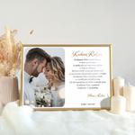 Podziękowania dla Rodziców ze zdjęciem