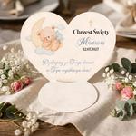 Podziękowania na chrzest tło - podkładka pod czekoladkę 15