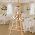 Akrylowa tablica powitalna Ariana2