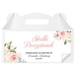 Naklejki na pudełka na ciasto 3 szt. - Oliwia