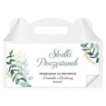 Naklejki na pudełka na ciasto 3 szt. - Oliwia