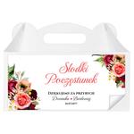 Naklejki na pudełka na ciasto 3 szt. - Oliwia