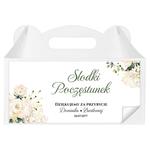 Naklejki na pudełka na ciasto 3 szt. - Oliwia