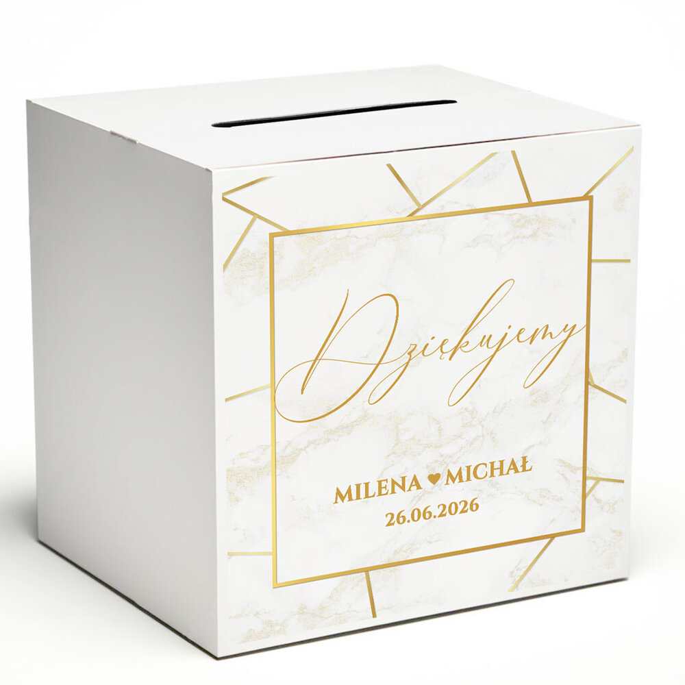 Pudełko na koperty Marmurkowa