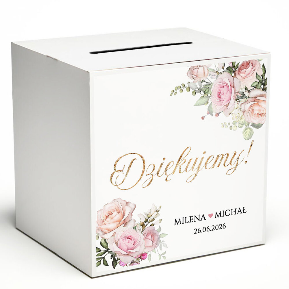 Pudełko na koperty Rose