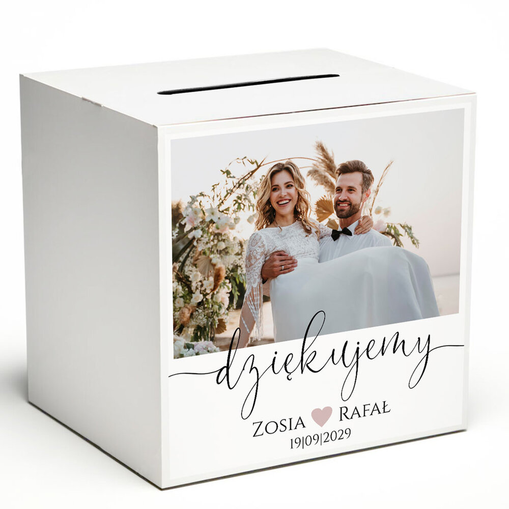 Pudełko na koperty ze zdjęciem
