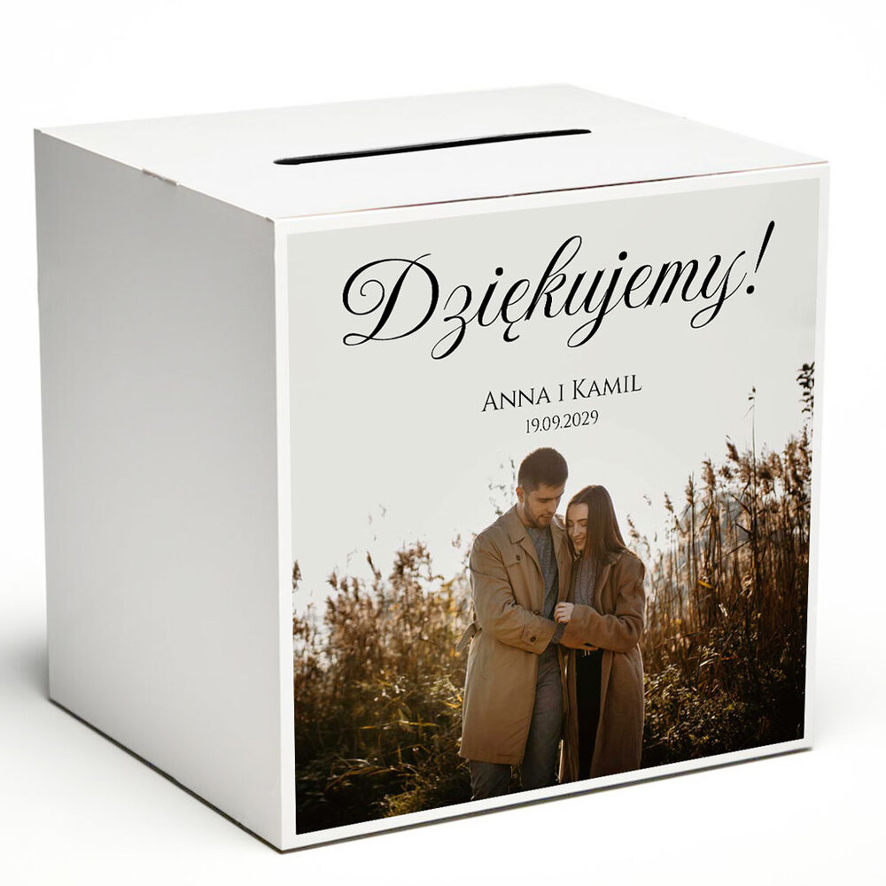 Pudełko na koperty ze zdjęciem