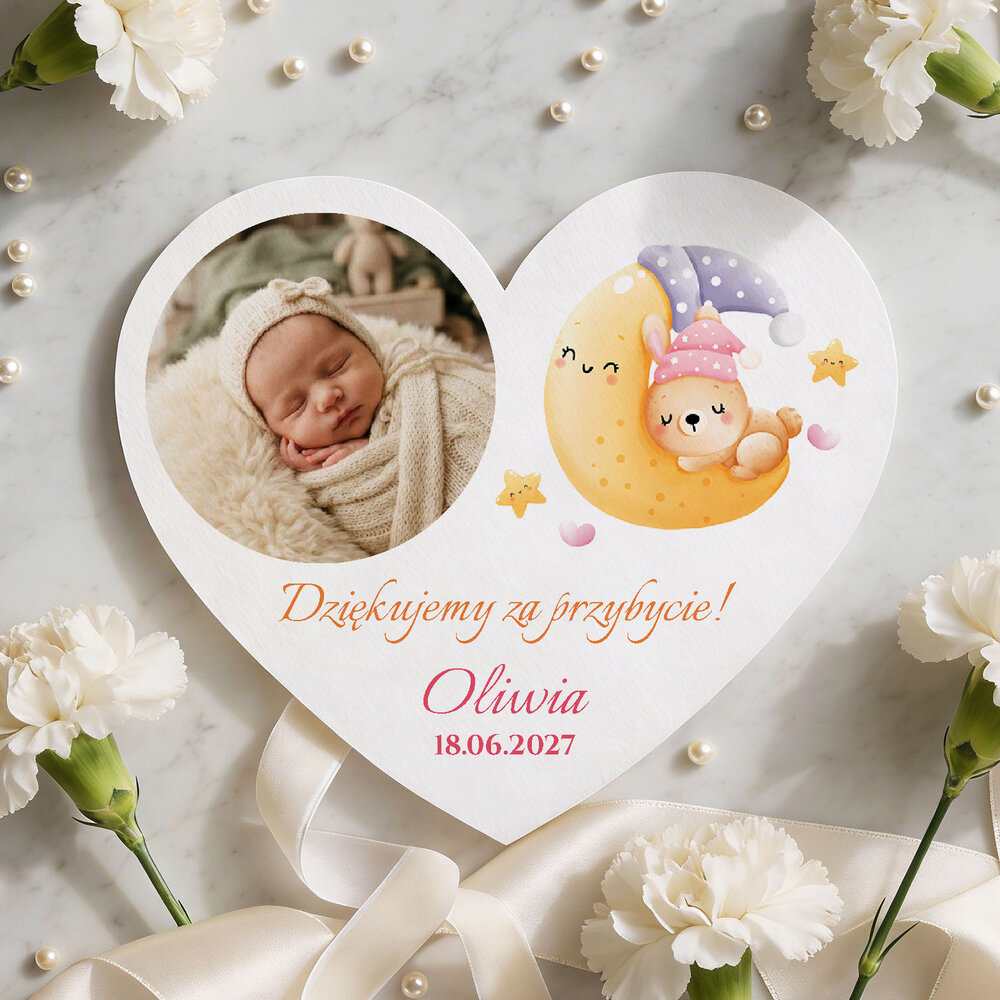 Podziękowania dla gości magnesy na Chrzest 10