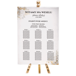 Tablica z usadzeniem gości 90x60 Iris