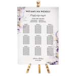 Tablica z usadzeniem gości 90x60 Iris