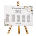 Tablica z usadzeniem gości 50x70cm POZIOM - Ariana2