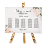 Tablica z usadzeniem gości 50x70cm POZIOM - Ariana2