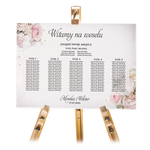 Tablica z usadzeniem gości 50x70cm POZIOM - Ariana3