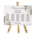 Tablica z usadzeniem gości 50x70cm POZIOM - Ariana3