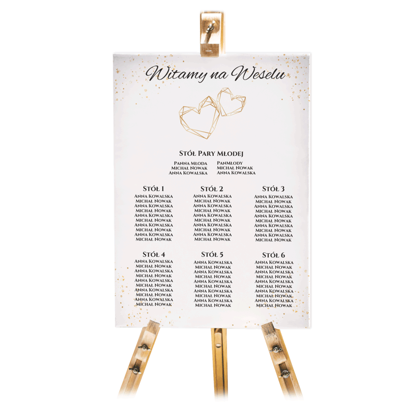 Tablica powitalna 50x70cm PION - Ariana2