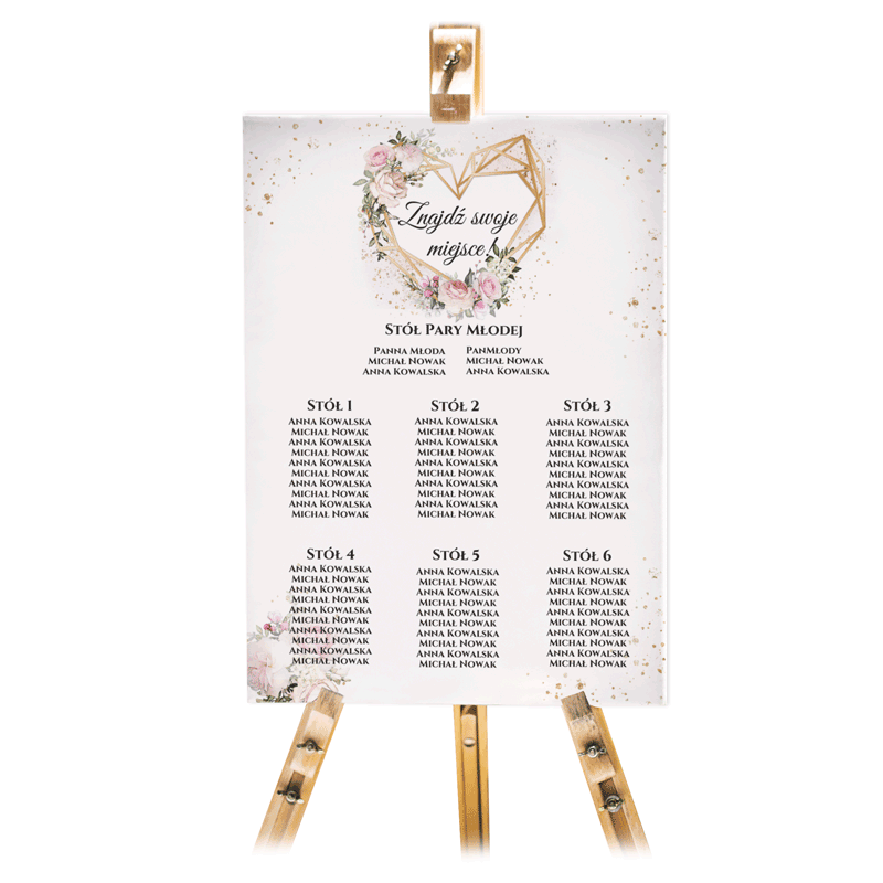 Tablica powitalna 50x70cm PION - Ariana2