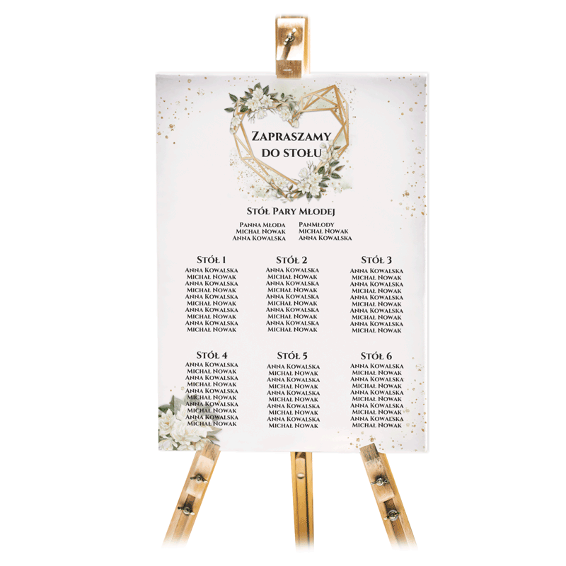 Tablica powitalna 50x70cm PION - Ariana2