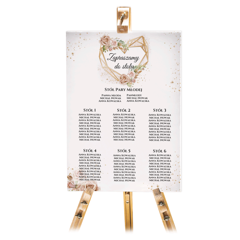 Tablica powitalna 50x70cm PION - Ariana2