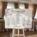 Tablica z usadzeniem gości 50x70cm POZIOM - Ariana