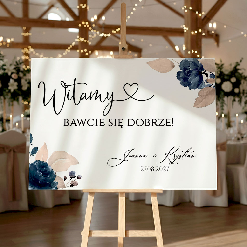 Tablica powitalna 50x70cm POZIOM - Megan