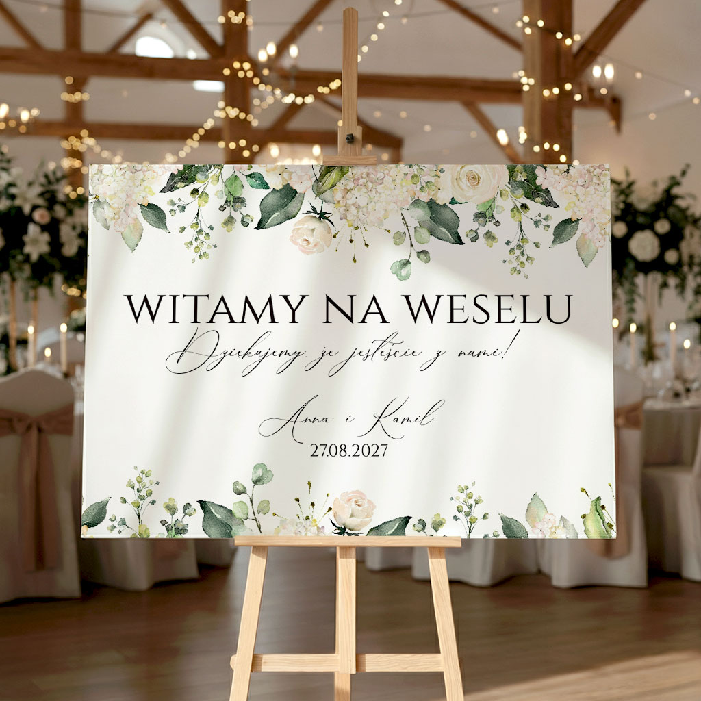 Tablica powitalna 50x70cm POZIOM - Megan