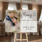 Tablica powitalna ze zdjęciem