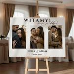 Tablica powitalna ze zdjęciem