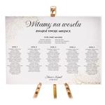 Tablica z usadzeniem gości 50x70cm POZIOM - Ariana