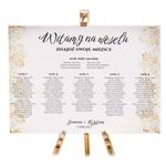 Tablica z usadzeniem gości 50x70cm POZIOM - Ariana3