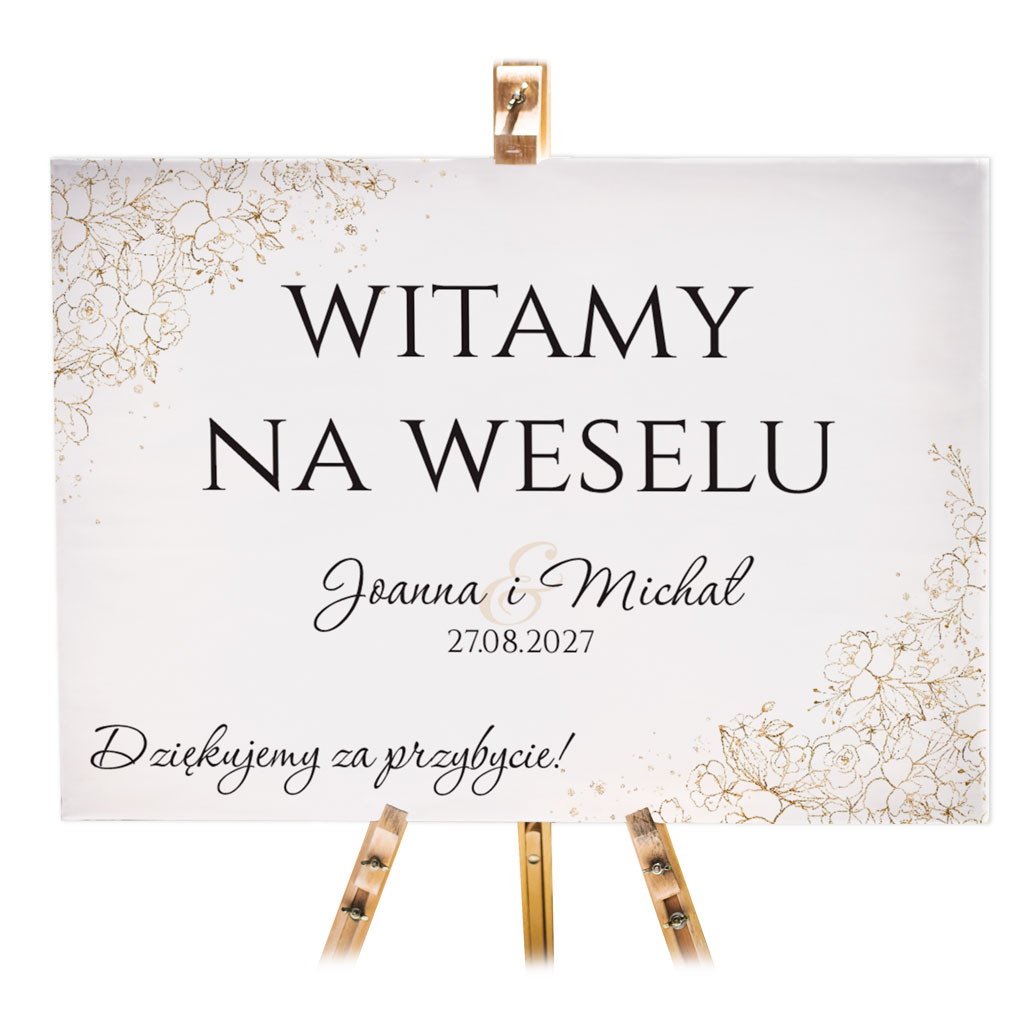 Tablica powitalna 50x70cm POZIOM - Ariana