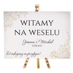 Tablica powitalna 50x70cm POZIOM - Ariana3