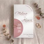 Zaproszenia ślubne z okładką serce  - Karla 7