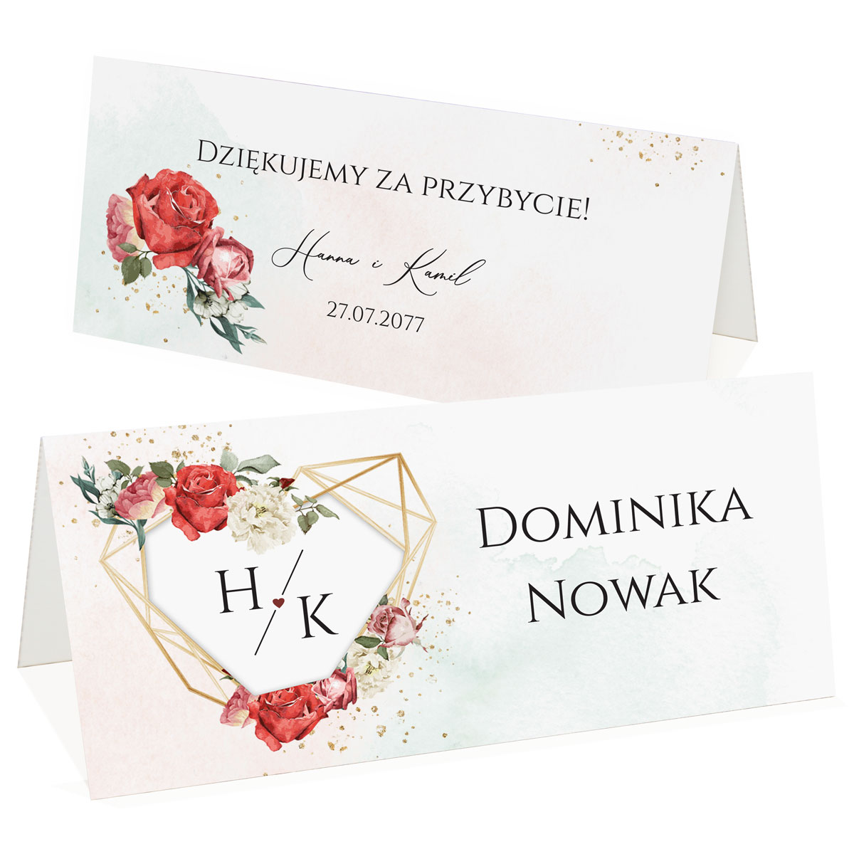 Winietki na stół Adela