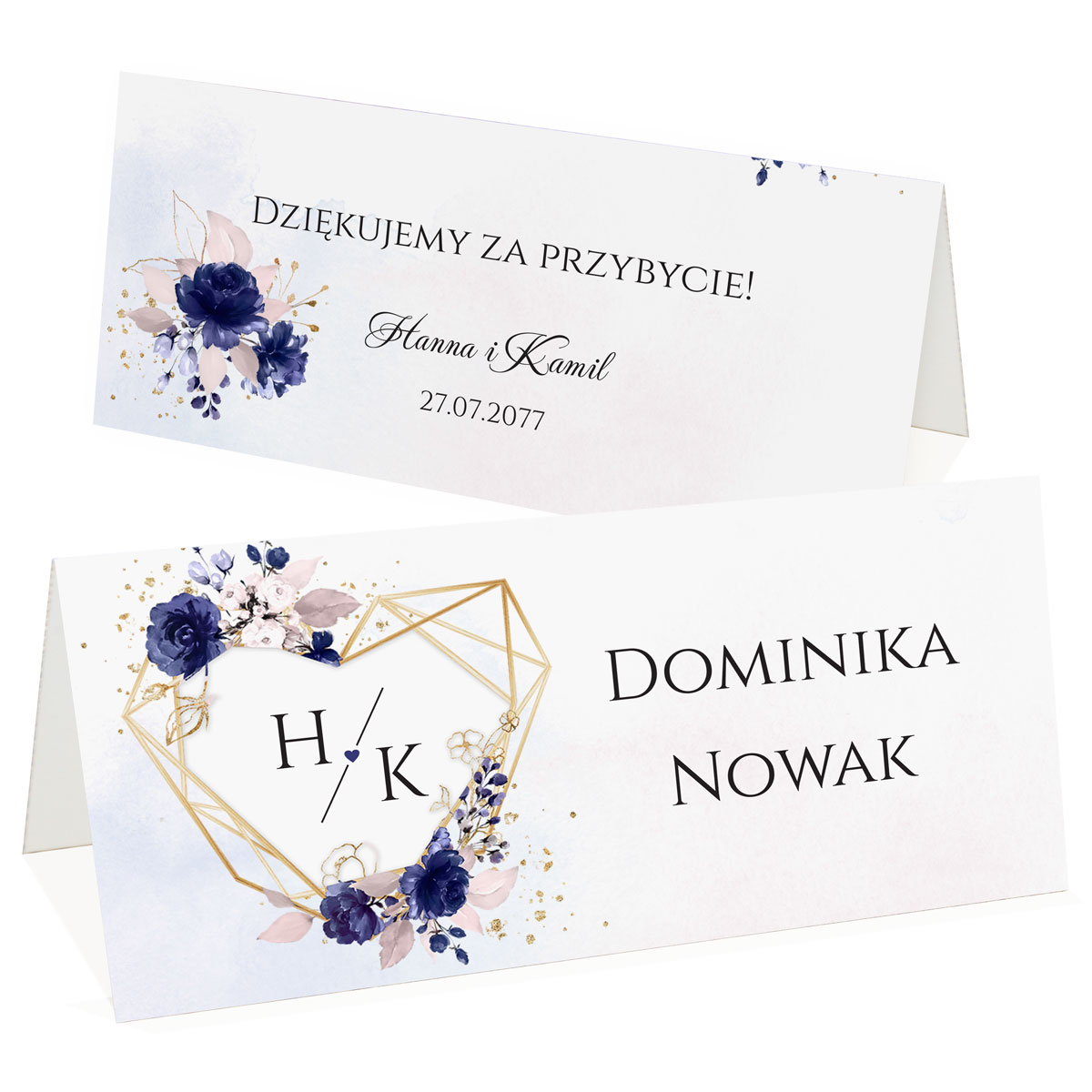 Winietki na stół Adela