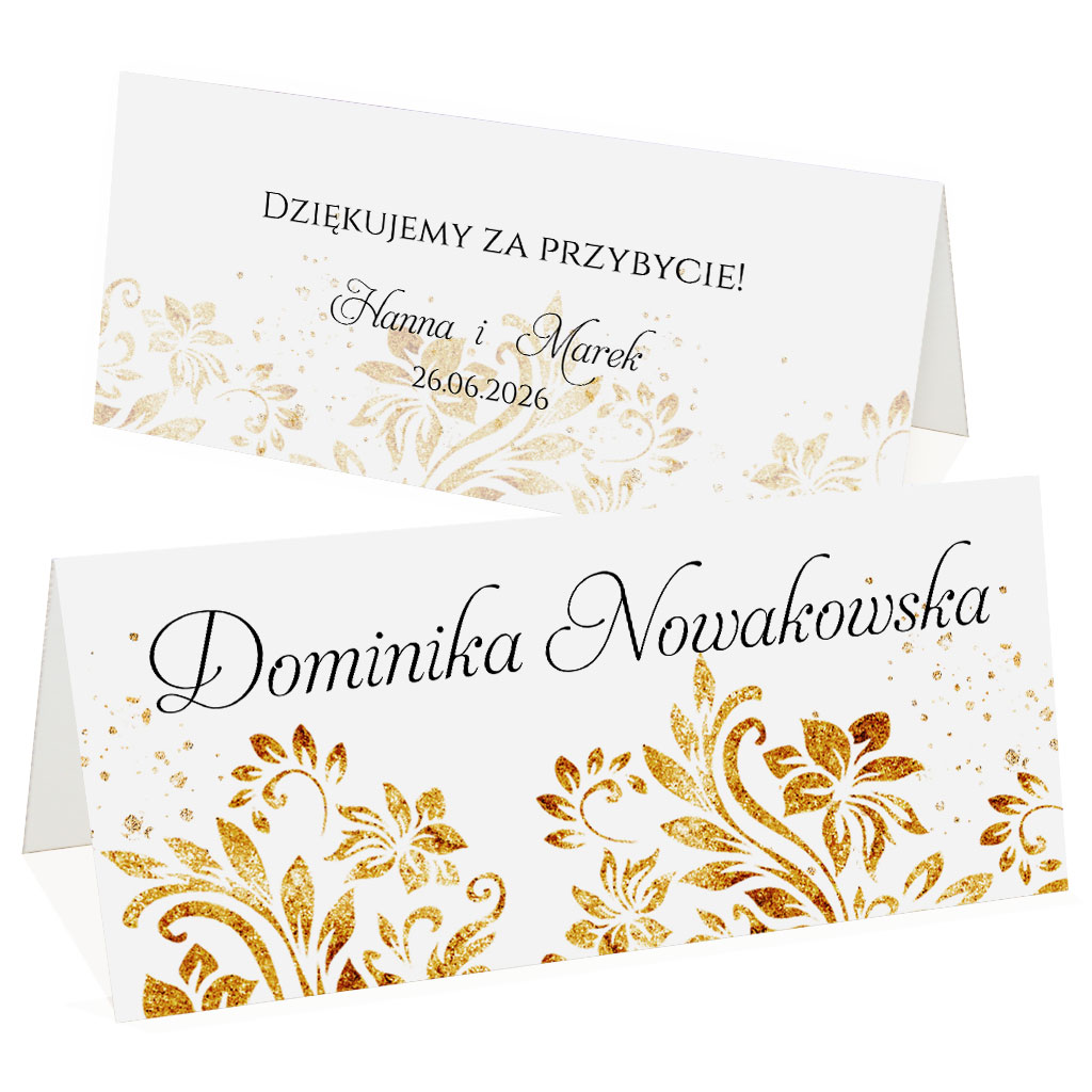 Winietki na stół Ariana