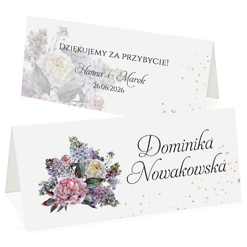 Winietki na stół Ariana