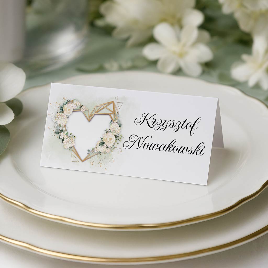 Winietki na stół Dalia