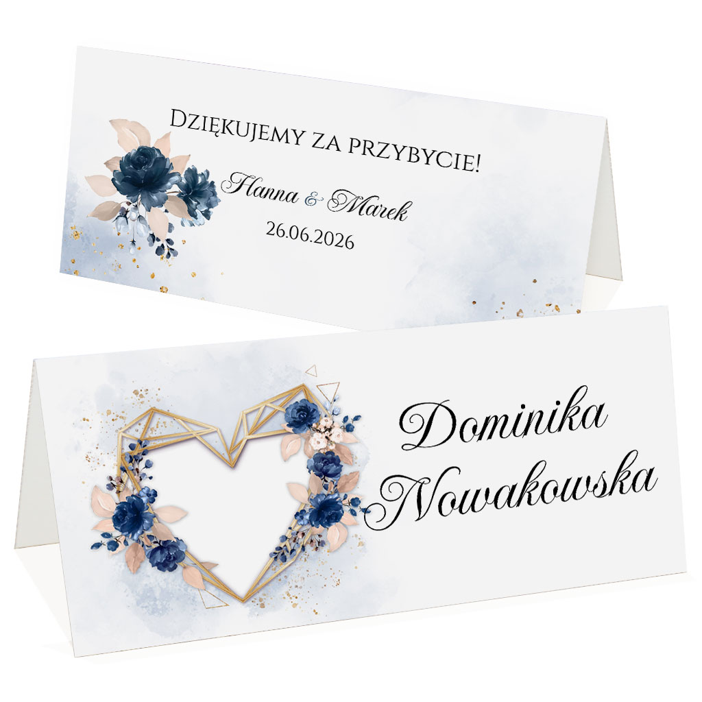 Winietki na stół Dalia