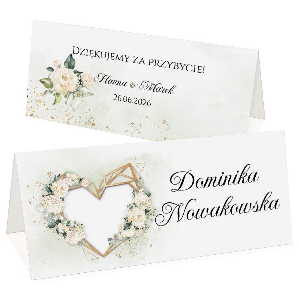 Winietki na stół Dalia