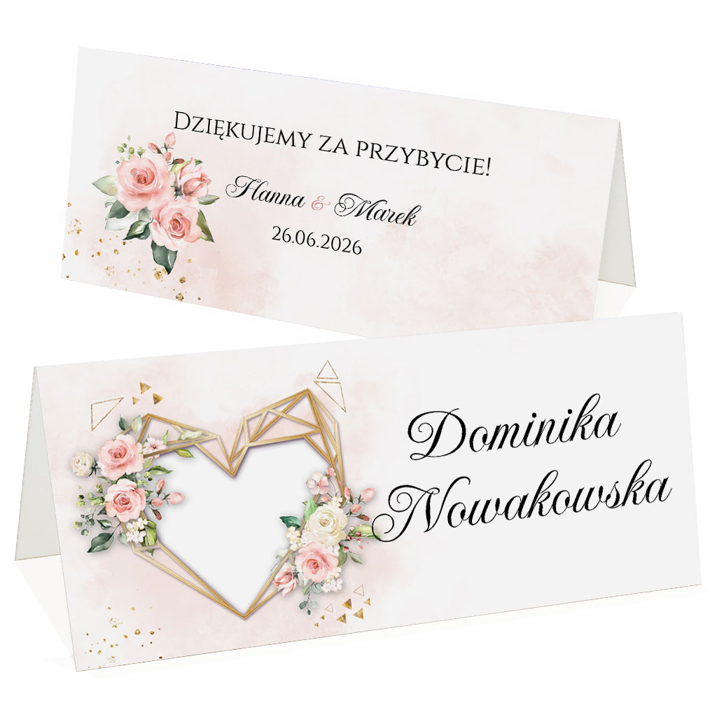 Winietki na stół Dalia