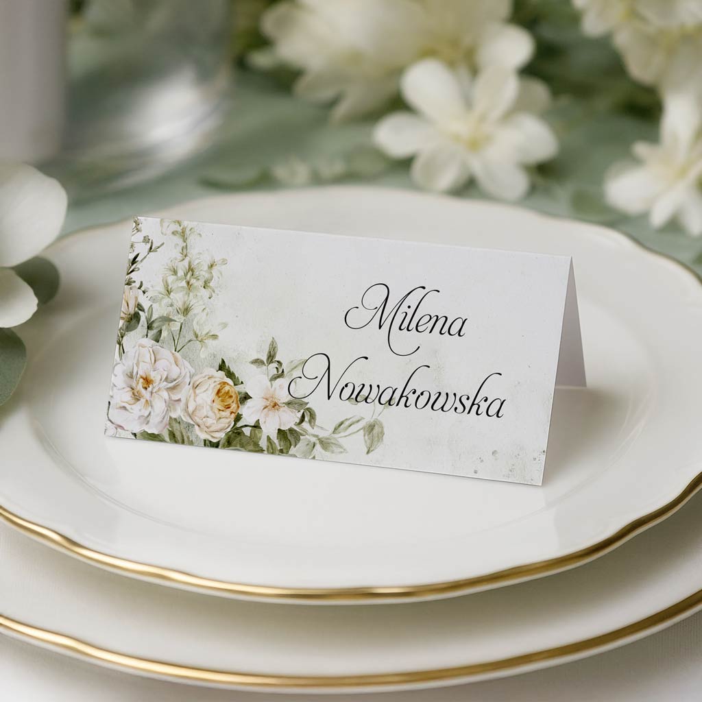 Winietki na stół Eliza